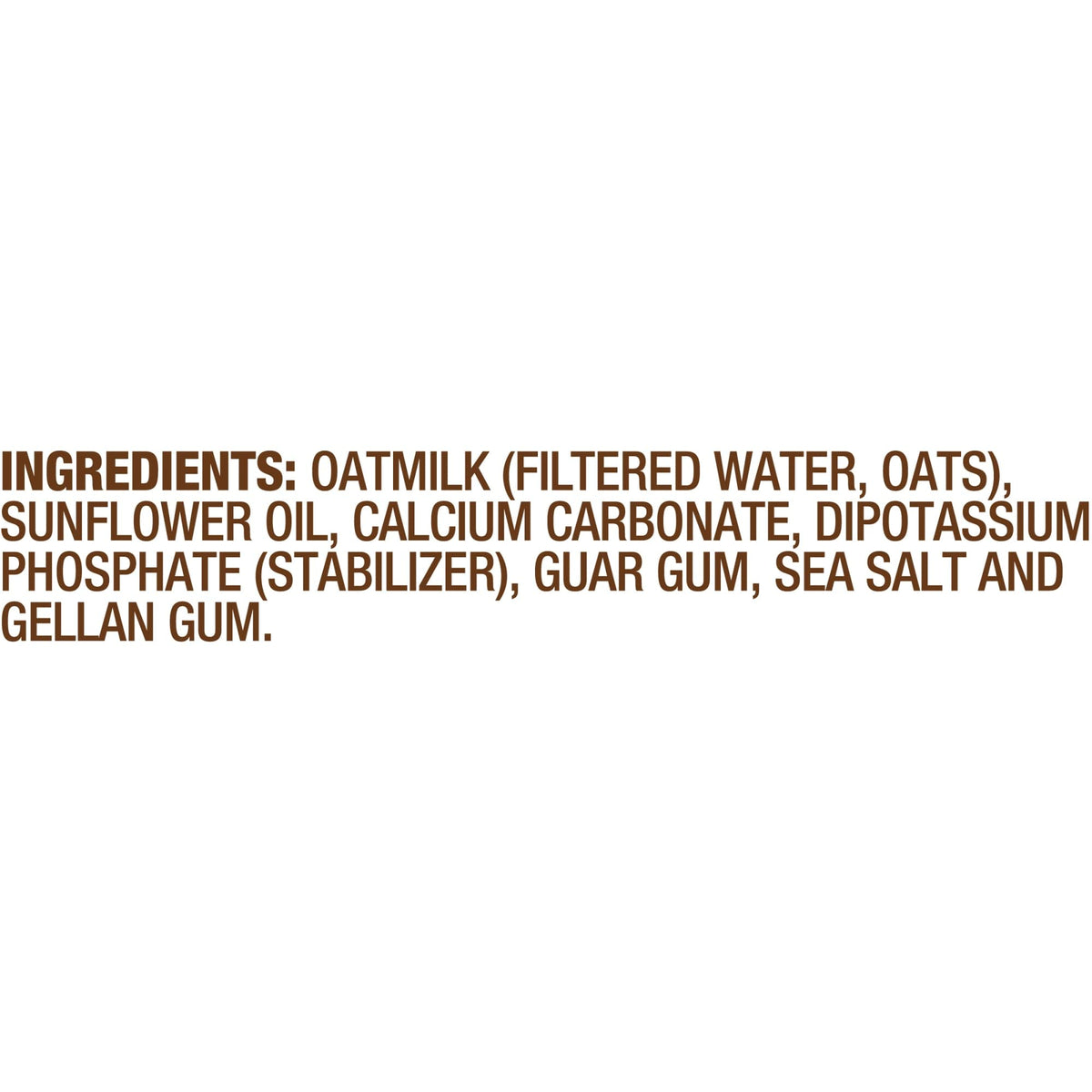 Nutrition panel on Planet Oat Oatmilk highlights 2 g protein and soluble fiber