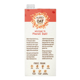 Planet Oat Original oatmilk poured over cereal, dairy-free breakfast option