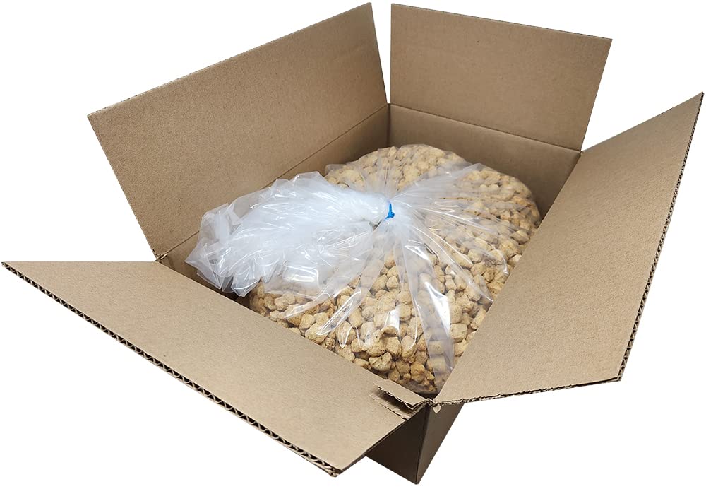 Plant Basics Hearty Plant Protein chunks bulk bag shown for easy weeknight vegan meals.