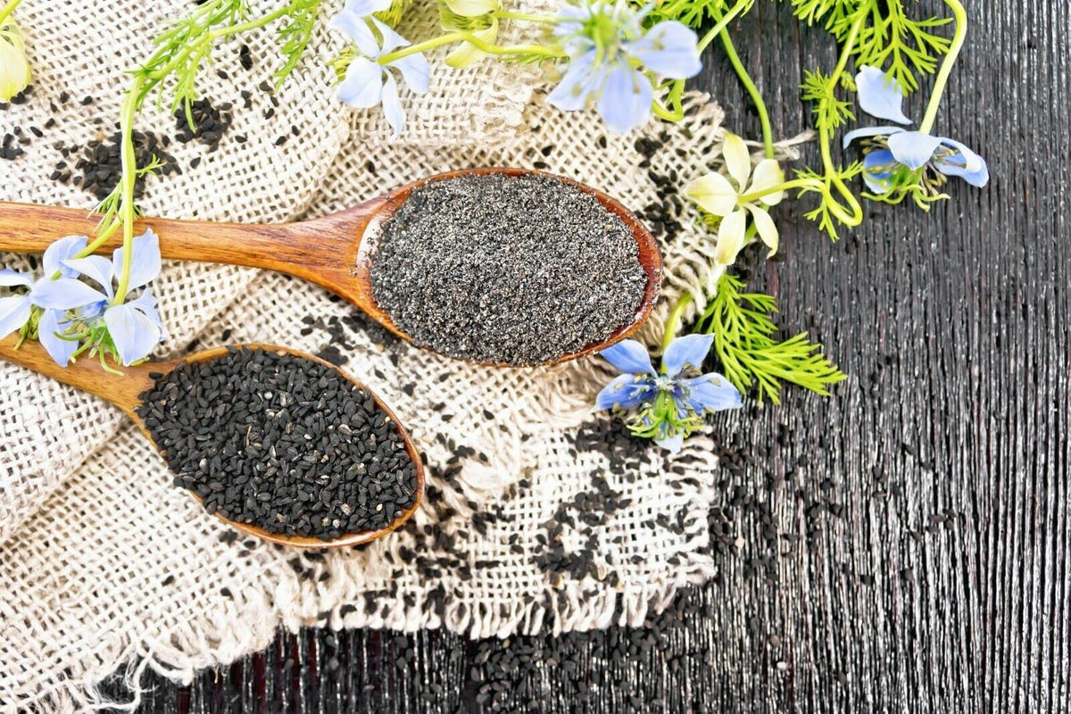 Plant Guru yogurt, oatmeal, or cereal boost with bold black cumin flavor.