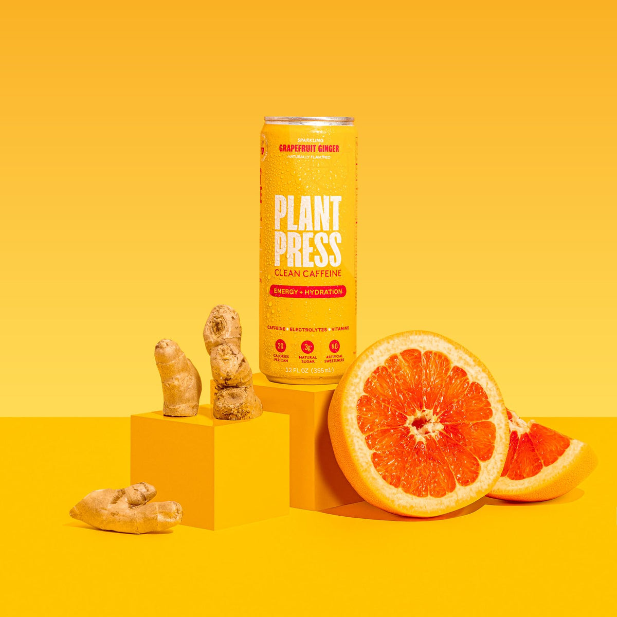 Plant Press flavor range can display multiple flavors and fizz.