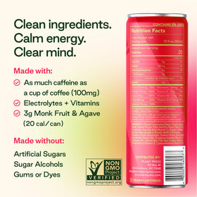 Plant Press ingredients panel highlights natural vitamins and minerals.