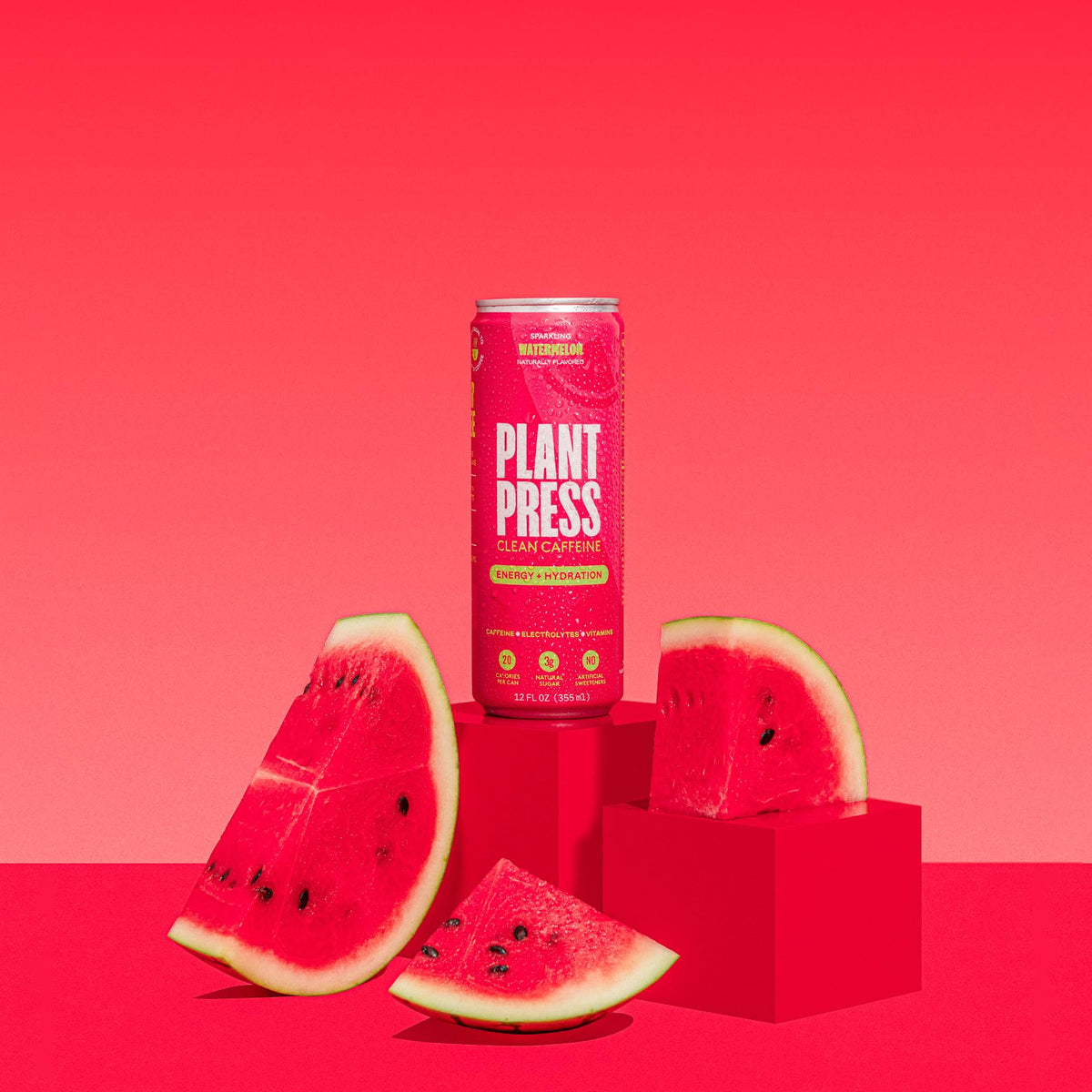 Plant Press vitamins lineup includes B, C, D, and E.