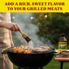 Diluted Plantation Blackstrap Molasses enriches garden soil naturally