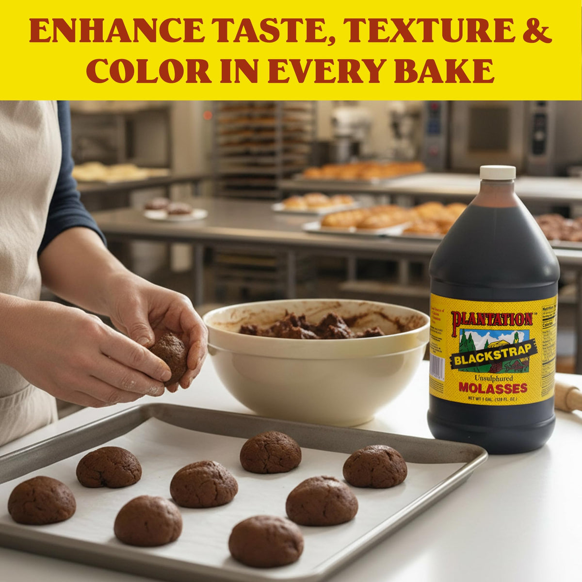 Plantation Blackstrap Molasses glaze for BBQ yields a rich sheen.