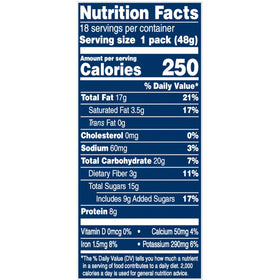 Planters Chocolate Trail Mix Nuts – close-up of mixed nuts and chocolate pieces.