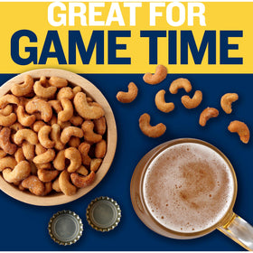 Planters Deluxe Honey Roasted Cashews – perfect entertaining snack for guests.