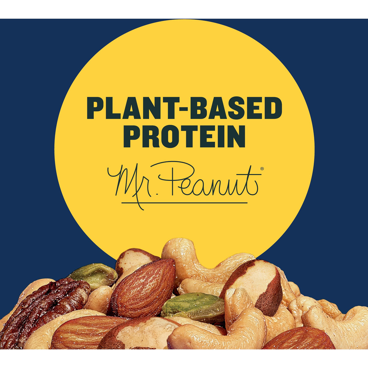 Planters Deluxe Mixed Nuts with Sea Salt served on a party platter for sharing.