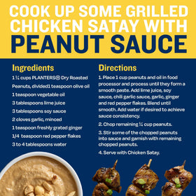 Planters dry roasted peanuts portion jar, perfect for lunchboxes.