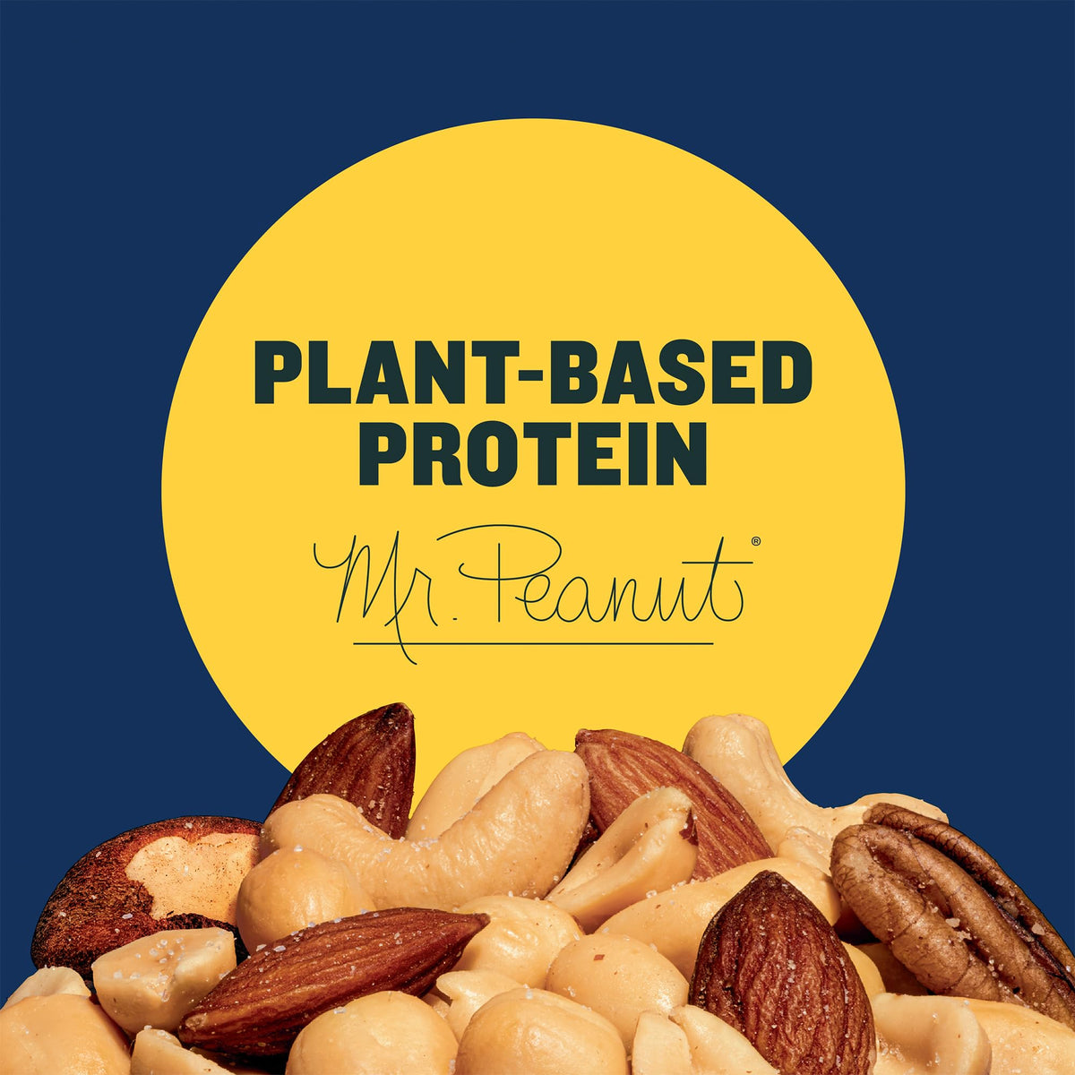 Planters Honey Roasted Nuts variety ingredients: almonds, cashews, peanuts, hazelnuts, pecans