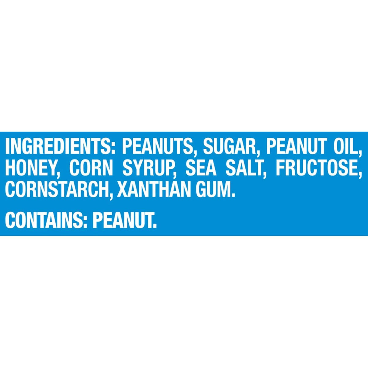 Kosher-certified Planters Honey Roasted Peanuts symbol displayed