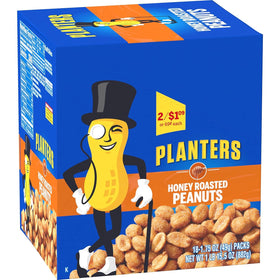 Serving bowl of Planters Honey Roasted Peanuts for sharing