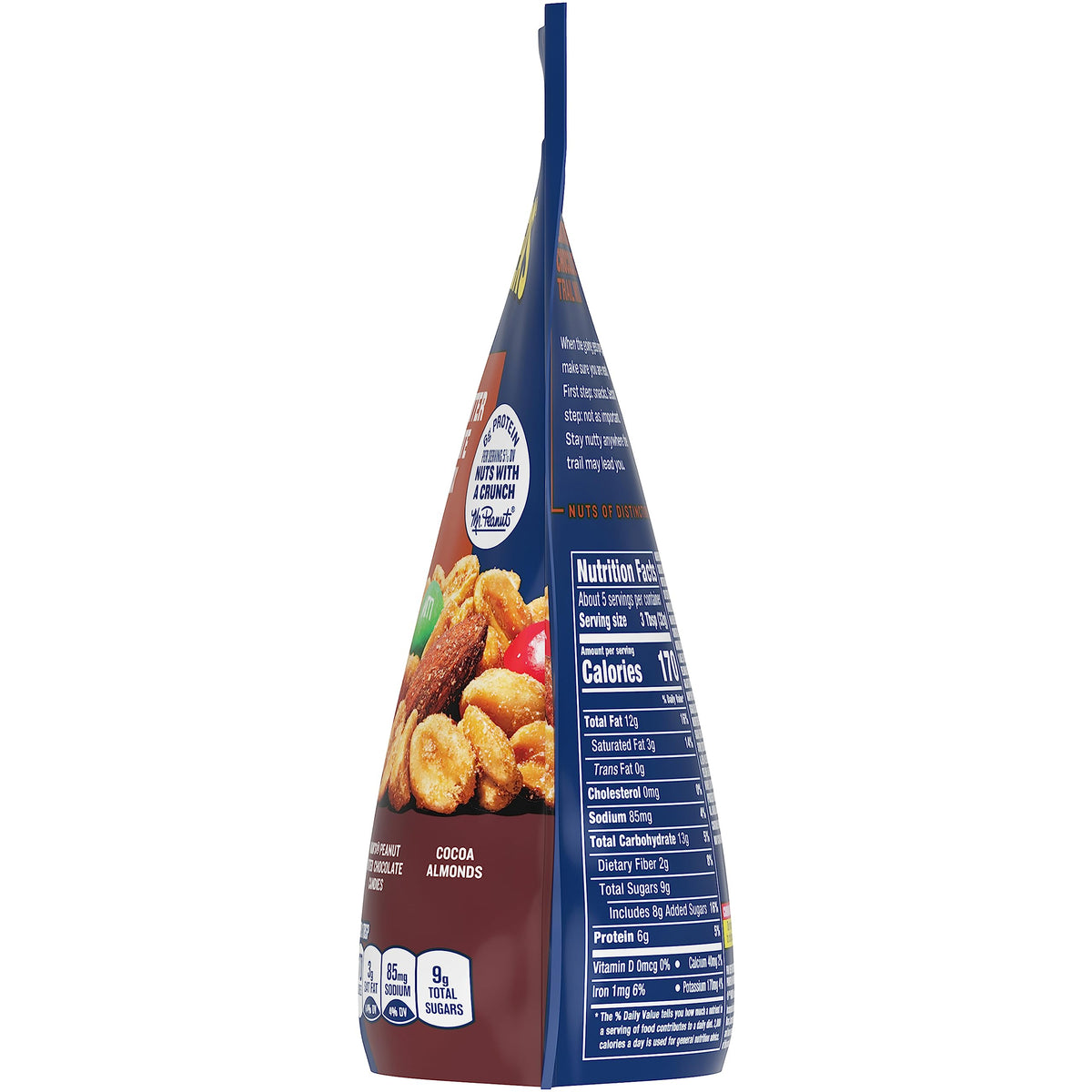 Planters mixed nuts trail mix snack pack featuring 6 oz portion for office or travel