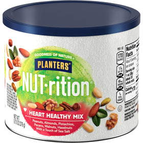 PLANTERS Nut-Rition ingredients close-up, showcasing variety and quality.