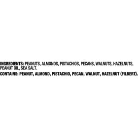 PLANTERS Nut-Rition nuts variety — peanuts, almonds, pistachios, pecans, walnuts, hazelnuts.