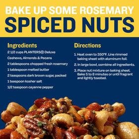 Planters nuts at office desk offering quick protein-rich snack