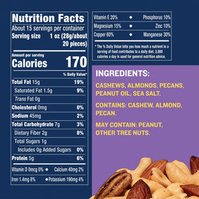 Planters nuts set up for party with inviting snack display