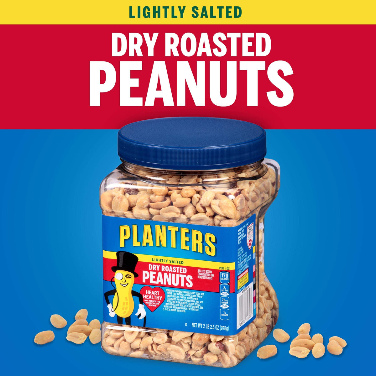 PLANTERS portable road-trip snack ready to share.