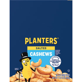 Planters salted cashews 2 oz bag, portable on-the-go snack
