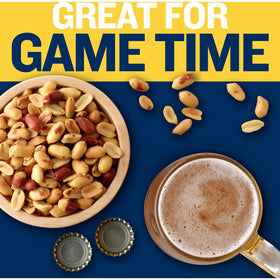 PLANTERS Salted Cocktail Peanuts in an office snack setup