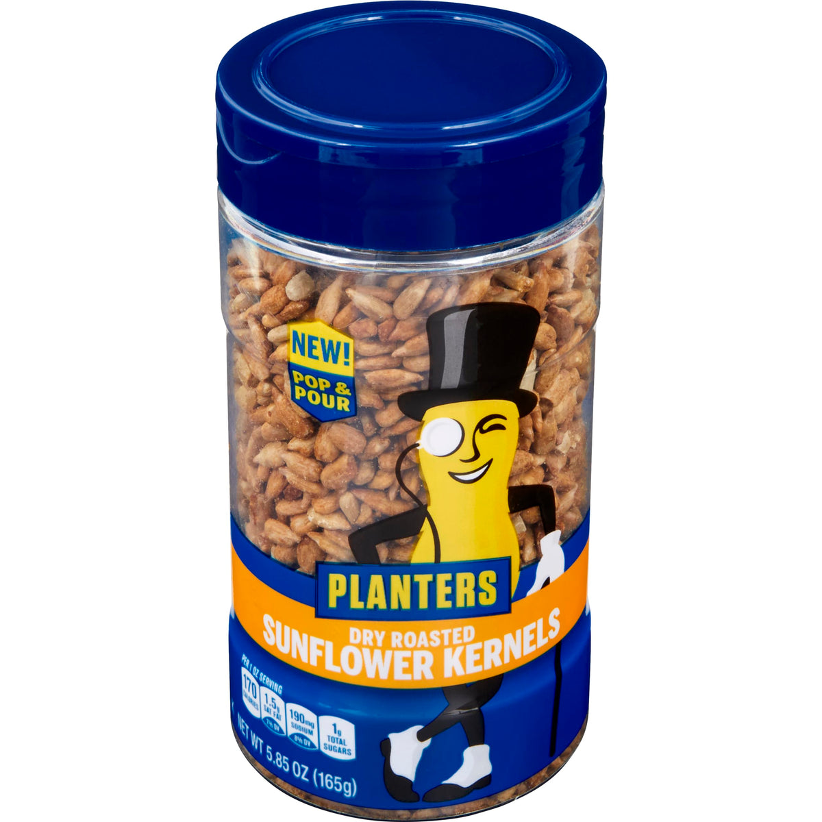 PLANTERS Sunflower Kernels close-up showing dry roasted texture and crunch