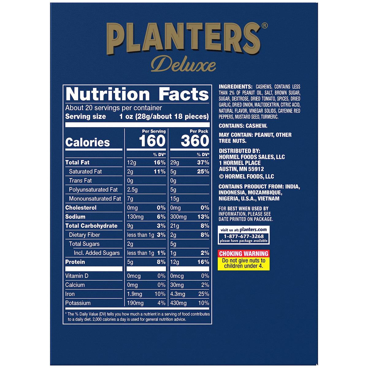 PLANTERS Sweet Cayenne BBQ Cashews serving-bowl: tasty, shareable snack ideal for gatherings or cravings.