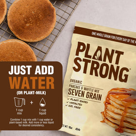 PLANTSTRONG No added sugar label signals a lighter choice.