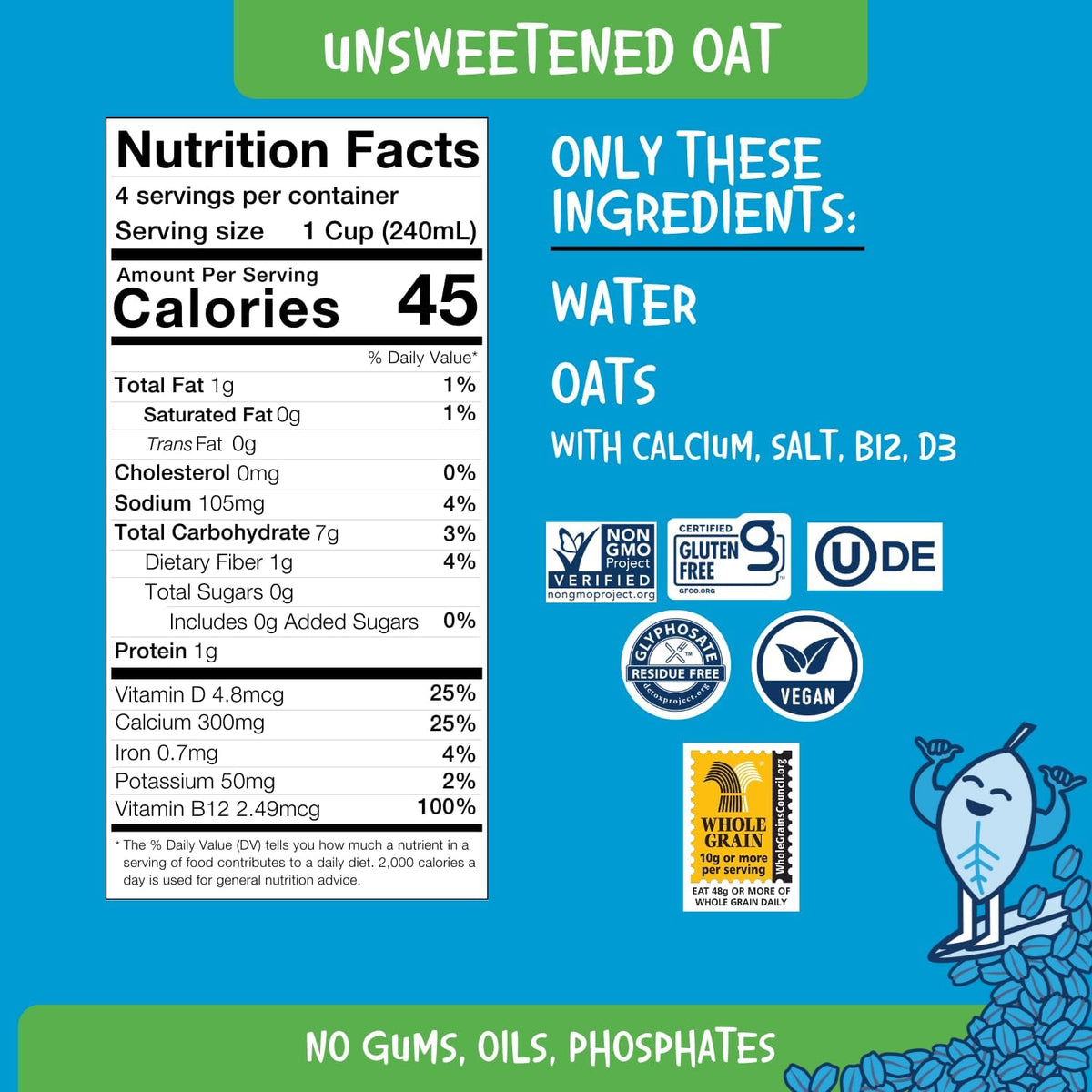 PlantStrong Oat Milk poured into a glass showing smooth, dairy-free versatility