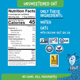 PlantStrong Oat Milk poured into a glass showing smooth, dairy-free versatility