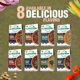 PLANTSTRONG Variety Box Six-Pack ideal for meal prep and gifting.