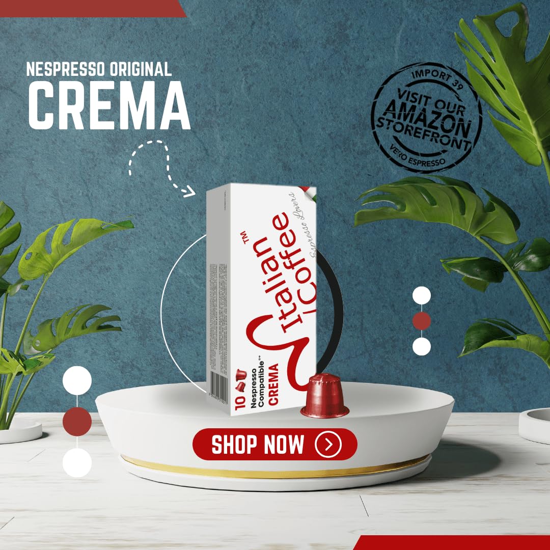 Italian Coffee for Espresso Lovers plastic pod in a hand