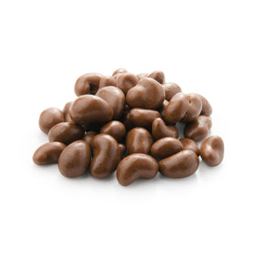 Serving idea featuring Platinum Chocolate Coated Cashews for a classy dessert upgrade.