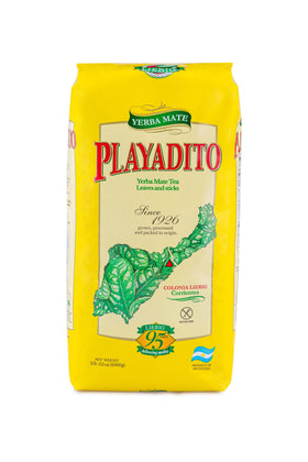 Playadito Yerba Mate 1000g pack front view for daily brewing