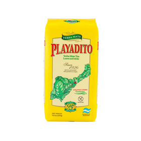 Playadito Yerba Mate packaging emphasizes premium quality and convenience.