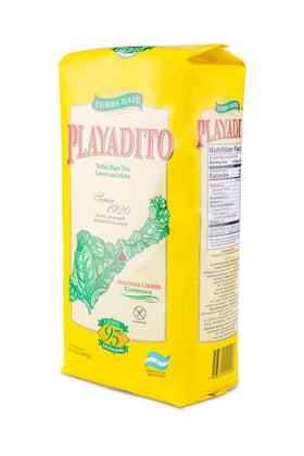 Playadito Yerba Mate served in ceramic cup for a cozy moment