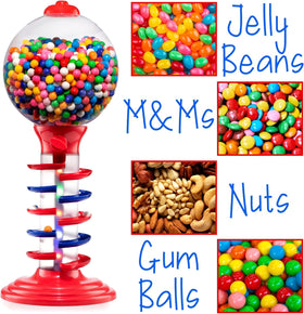 Playo 21in-tall pink gumball machine perfect for kids' rooms