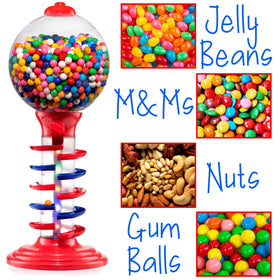 Playo colorful gumballs with varied flavors for vibrant display.