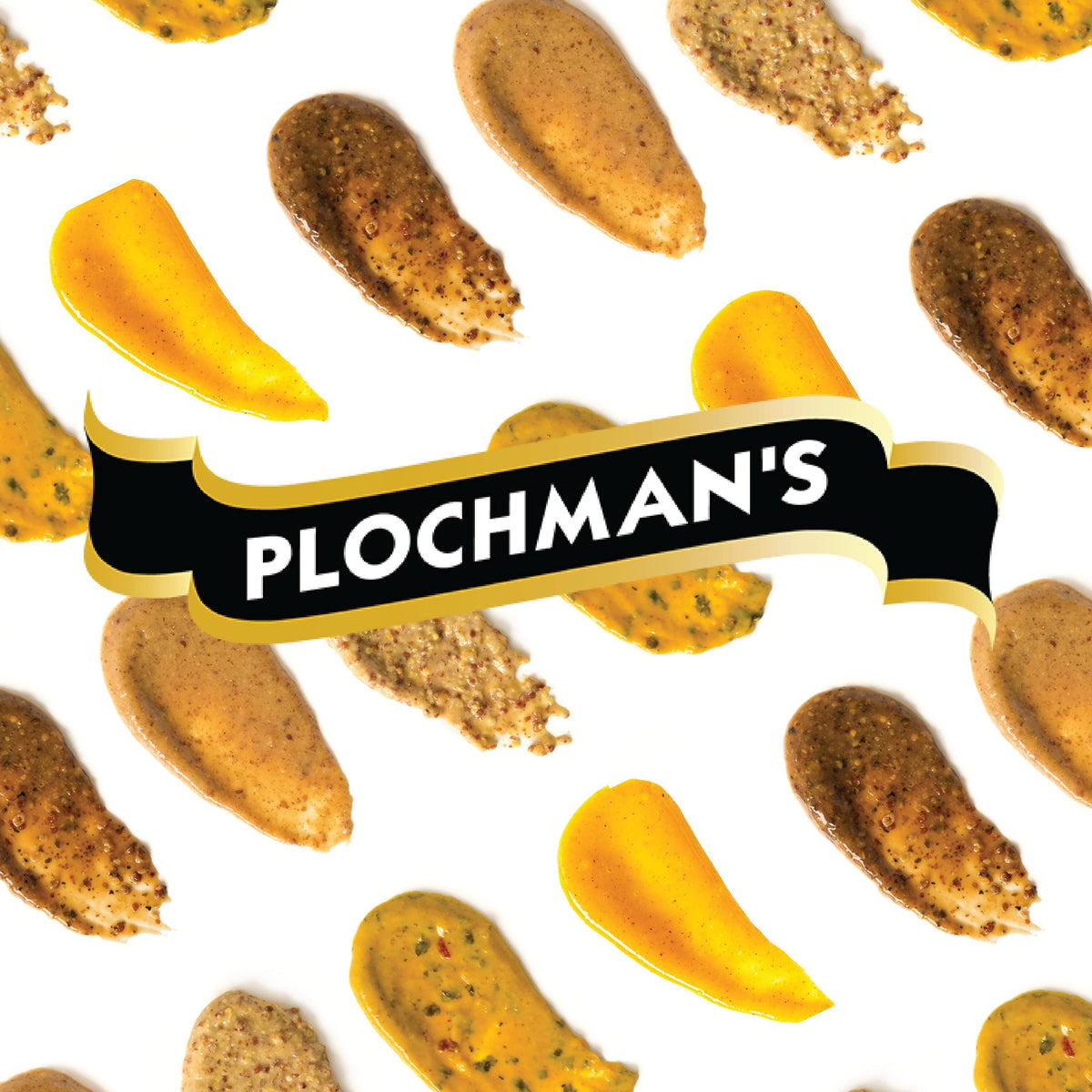 Plochman's yellow mustard atop a sandwich for a tangy finish.