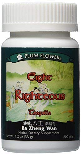 Plum Flower Eight Righteous Teapills bottle for traditional balance support