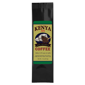 Individually packed coffee grounds ready to brew at home
