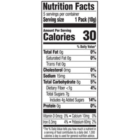 Boxed Teensy Snacks multi-pack; 40 pouches ideal for busy families.