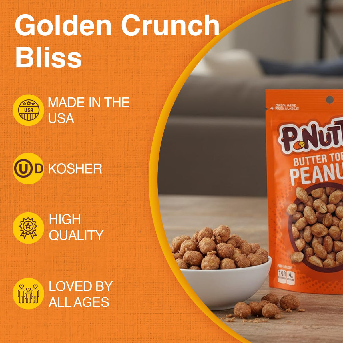 Kosher certified label on packaging signals trusted quality and clear sourcing.