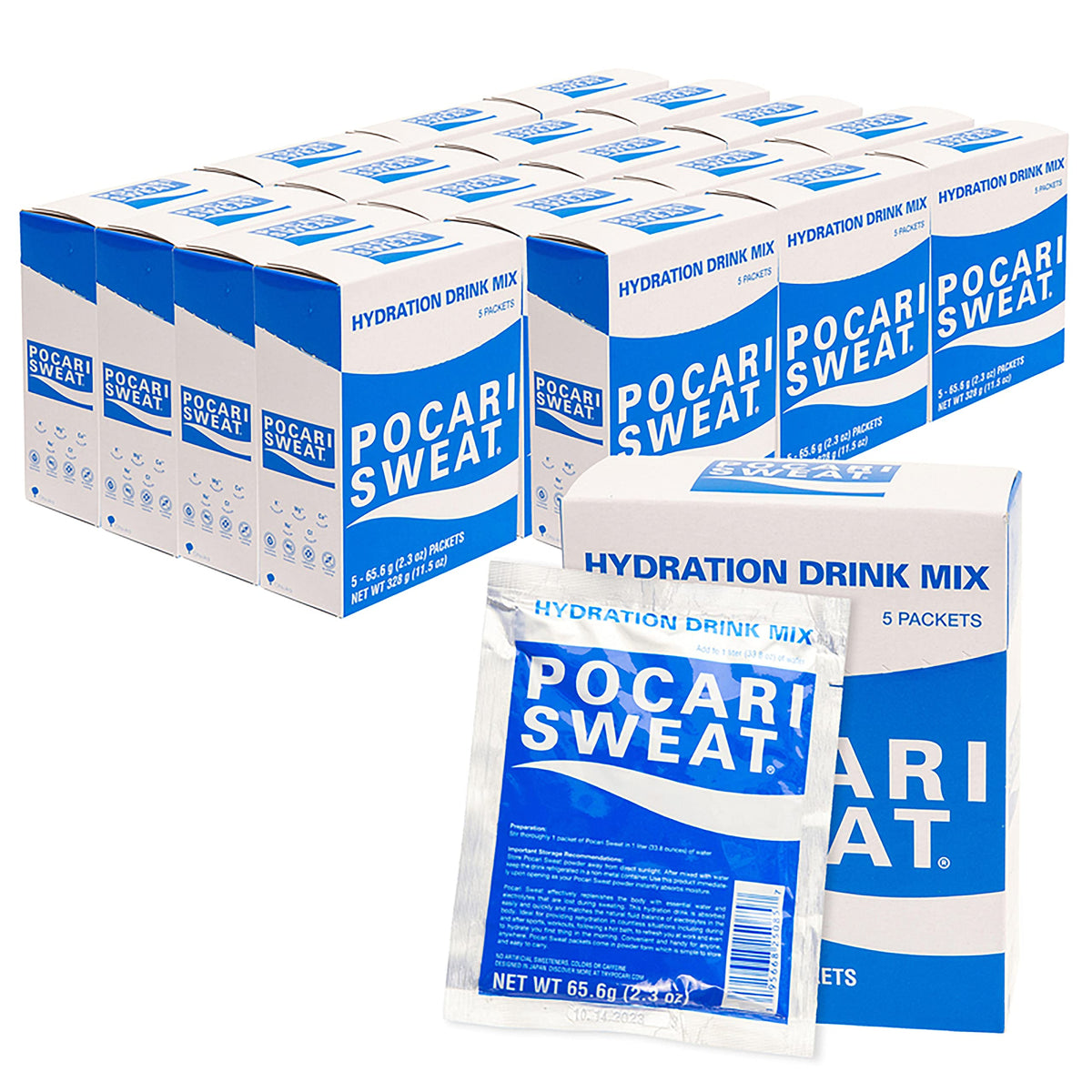 Pocari Sweat box collection with 20 boxes for reliable daily hydration.
