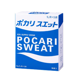 Pocari Sweat ion supply powder pack close-up for convenient on-the-go hydration.