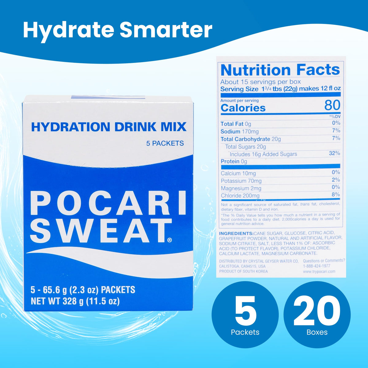 Pocari Sweat 74 g packet ready to mix into 1 liter for convenient replenishment.