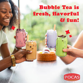 Pocas bubble tea kit ready in 1 minute for quick treats