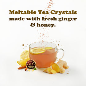 Pocas ginger extract and real honey deliver natural flavor.