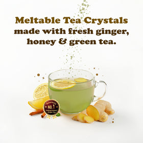 Pocas crystals with real ginger extract and honey for natural sweetness.