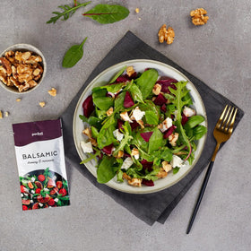 Pocket Flavors flavor lineup includes Balsamic and Greek for salads.