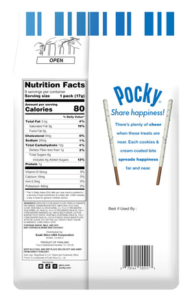 Pocky Cookies & Cream snack packs are perfect for movie nights and family treats.